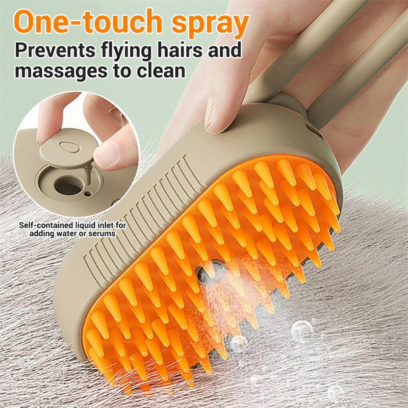 3-in-1 Steamy Pet Brush