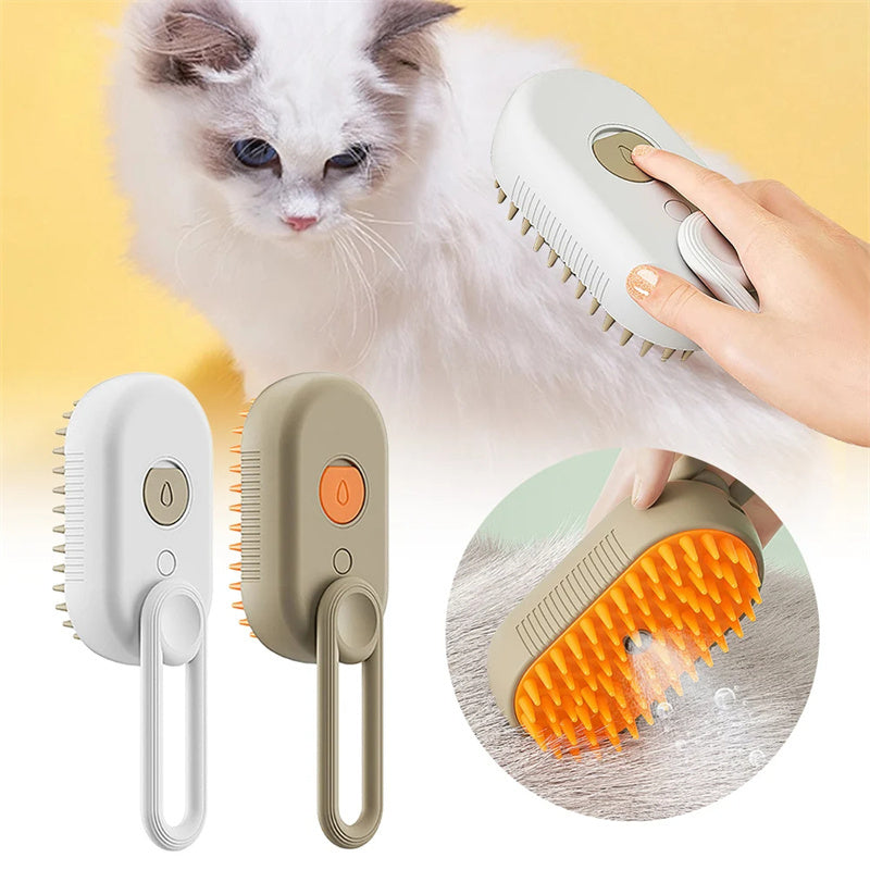 3-in-1 Steamy Pet Brush