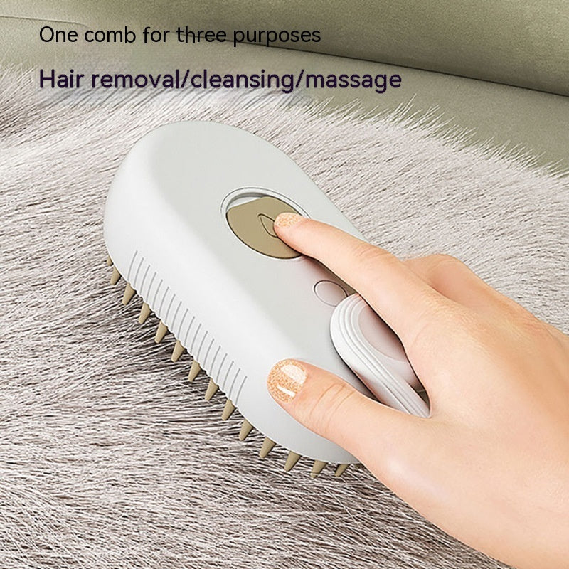 3-in-1 Steamy Pet Brush